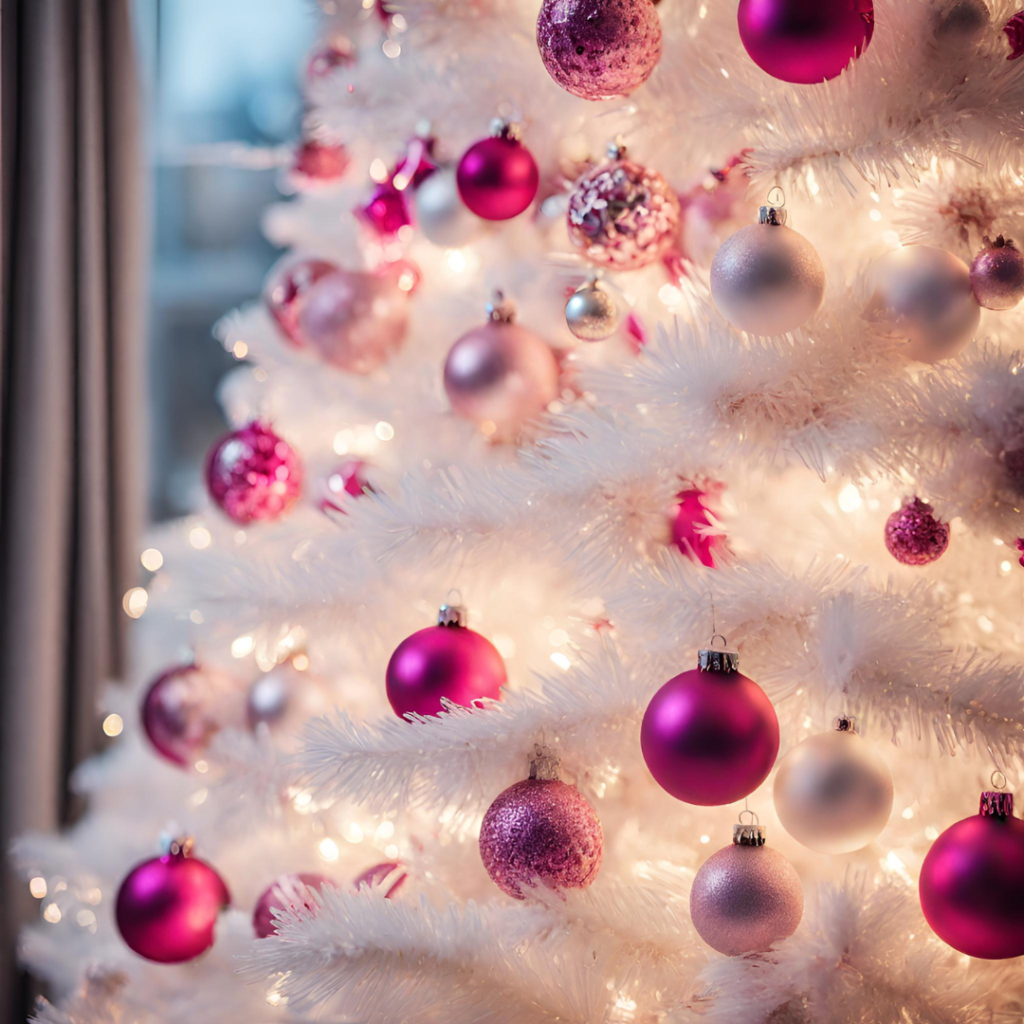 Pink Christmas Decor 2023 | Pink Christmas Ornaments | Style Christmas Tree
