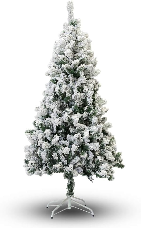 Find a Christmas Tree Under $50 | Cheap Christmas Tree Finds | White Christmas Tree Under $50 | Snow Flocked Christmas Tree